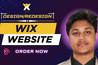 design wix or redesign a wix website or wix online store