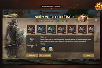 create high quality rpg game UI with custom design