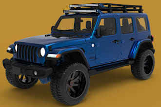 3d truck model semi vehicle high low model hard surface interior and exterior
