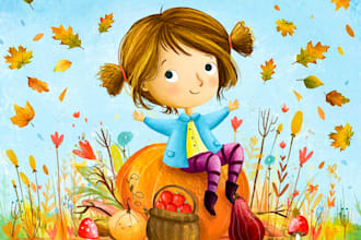 book illustration,children story book and kids story book illustration,kids book