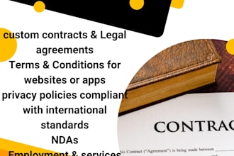 write solid law, agreements, legal research, case briefs, terms and conditions