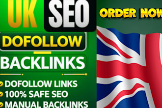 provide dr 90 uk seo backlinks building service