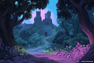 make fantasy landscape art concept lost civilizations