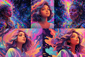 create custom ai art, ai image generation