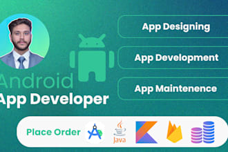 develop your android apps in android studio using java, kotlin