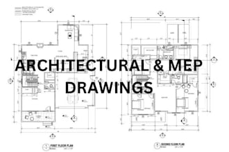 design architectural, hvac, electrical and plumbing drawings in autocad