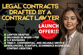 draft custom freelance contracts and ndas for service providers