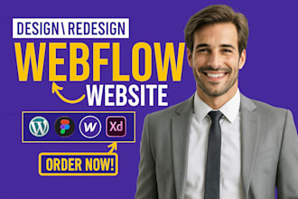 design, develop, convert, update, or fix your webflow website