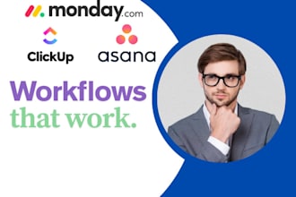 do automations in monday, asana, clickup project management