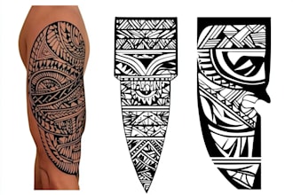 design your polynesian tribal tattoo