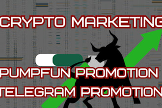 telegram promotion, subscriber, token pump fun, crypto defi moonshot, nft, game