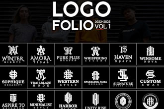 design luxury fashion clothing brand, apparel and boutique fashion logo