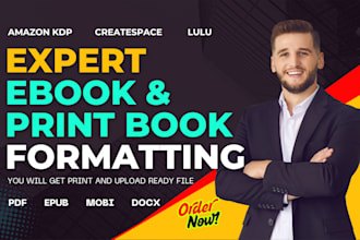 do book formatting, book layout design, paperback kindle ebook formatting