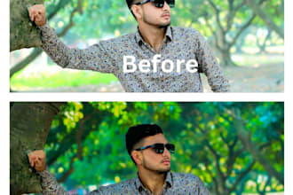 do expert level photo editing using photoshop and lightroom