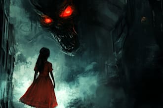 create a dark fantasy horror character for yourself
