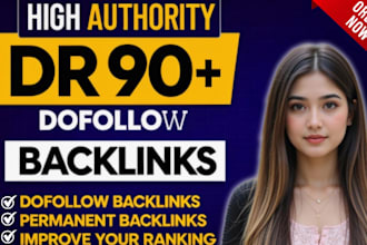 provide high quality dr 90 guest post backlinks high dr manual link bauilding