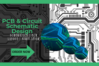 do pcb circuit design, schematic, pcb assembly, hardware development