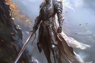 do a awesome fantasy character and fantasy character art