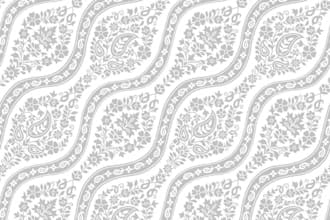 create transparent paisley repeat pattern design for you