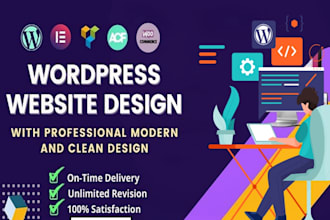 revamp wordpress website, build or rebuild wordpress website, redesign website