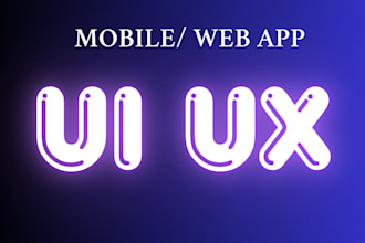 ui UX design mobile app ui web app figma design figma saas app design wireframe