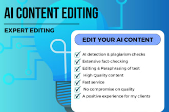 edit and humanize ai papers, books, novels in 24 hours