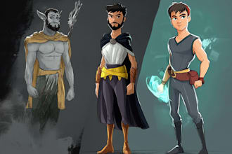 create character design concept art