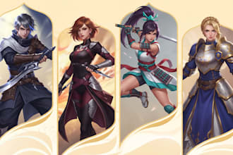 rpg character design and concept art