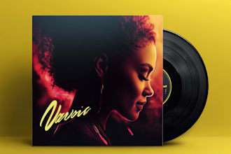 do album cover design, mixtape cover art, single cover art