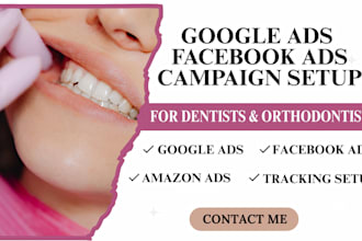 create dental facebook ads, dental google ads, dentist marketing, dentist leads