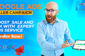 setup and manage google ads adwords ppc campaigns, search display and pmax ads