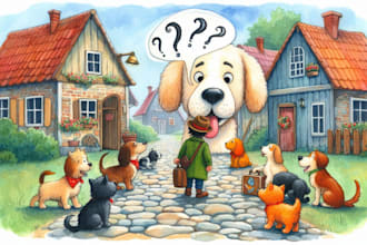 create stunning children book illustration package for KDP