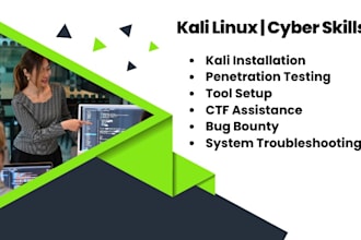 install, configure, teach, and perform cybersecurity tasks in kali linux