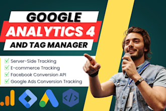 setup google analytics ga4 ecommerce server side tracking