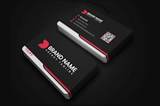 create a luxury business card logo design