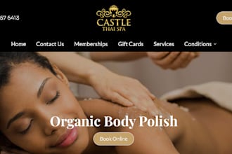 design responsive medical spa website, botox, healthcare and aesthetics website