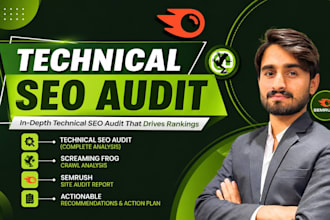 do technical seo audit,screaming frog crawl and website audit report