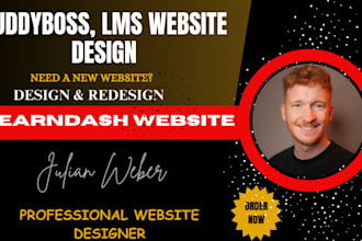 create elearning website and educational course website learndash lms