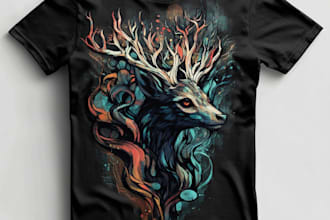 do  a tshirt design in modern streetwear style