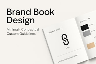 design a  modern brand book or brand guidelines