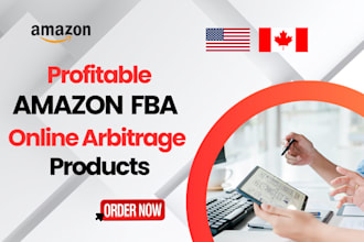 do profitable amazon fba online arbitrage product research, sourcing USA canada