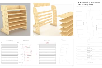 design 3d kitchen, cabinet, and wardrobe furniture with stl dxf files for cnc