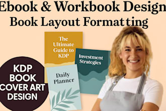 canva ebook self help workbook book layout formatting kdp book cover art design
