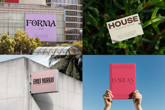 personalize a modern premade logo for your brand