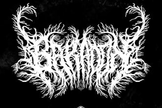design your black, slamming, brutal, death metal logo