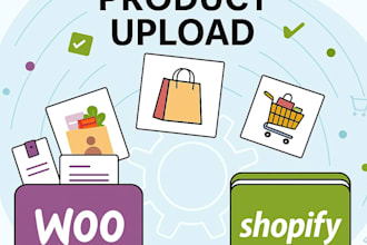 be product upload expert in your shopify woocommerce store