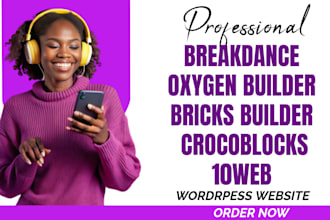 do breakdance oxygen builder bricks 10web crocoblock business wordpress website