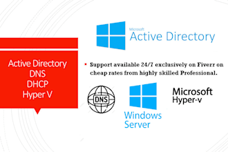 fix windows server, active directory, dns, rdp and vmware issues