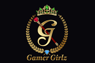 design mostly woman run gaming business logo