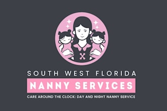 design nanny services logo